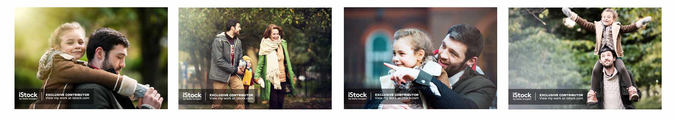 Father and young Daughter in a London park  Lifestyle Stock Photography.